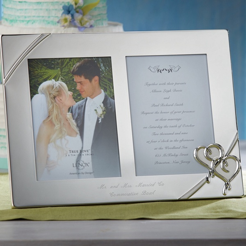 Lenox True Love Double Invitation Frame